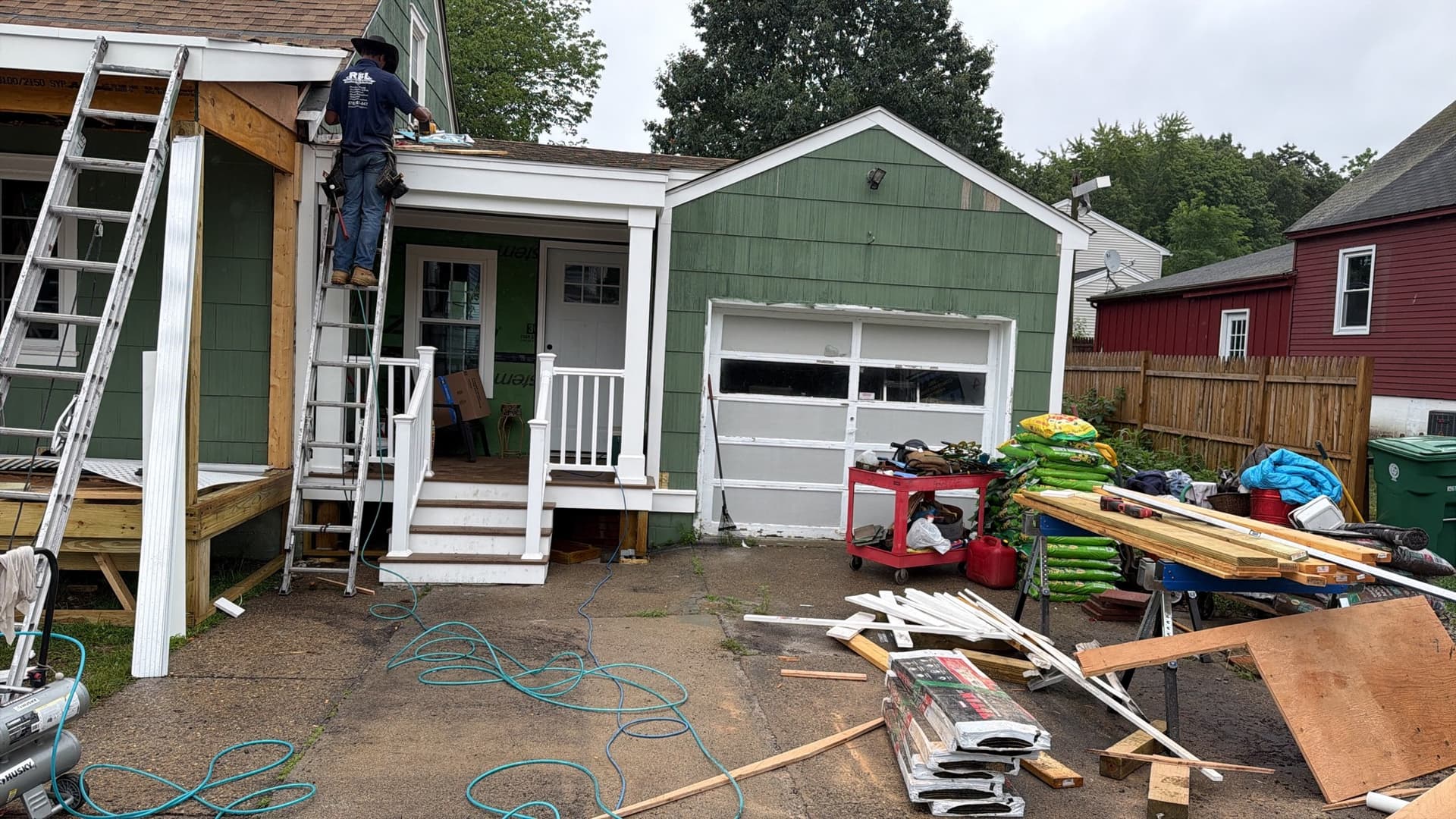 RBL Construction & Painting exterior remodel and deck rebuild